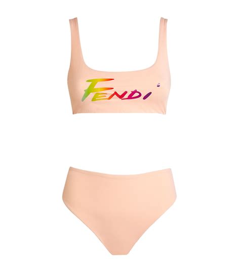 fendi womens logo top|Fendi bikini top.